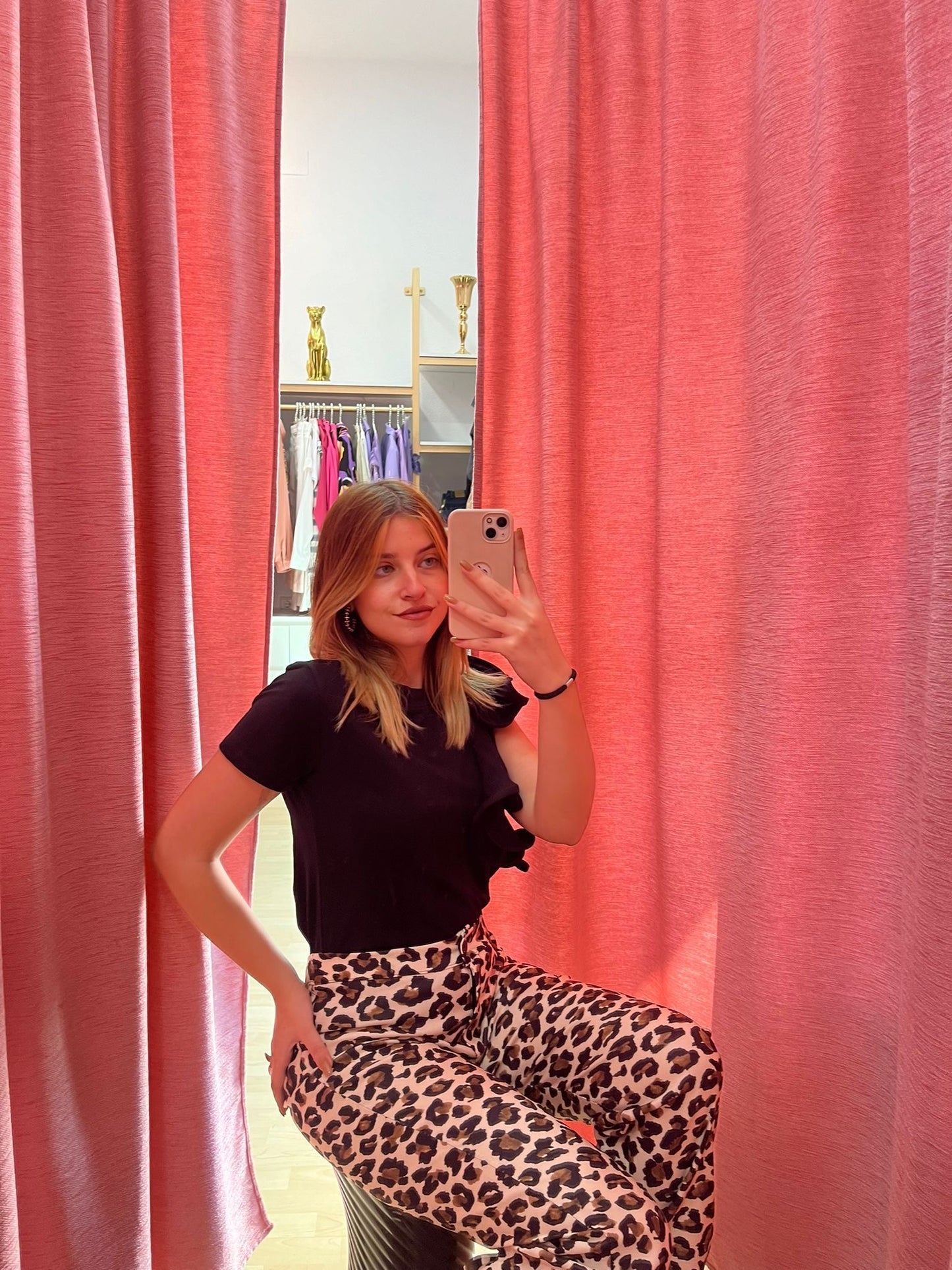 PANTALÓN ANIMAL PRINT BEIGE