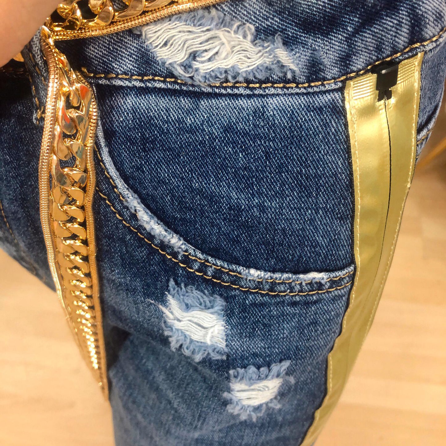 PANTALON VAQUERO ZIPPER