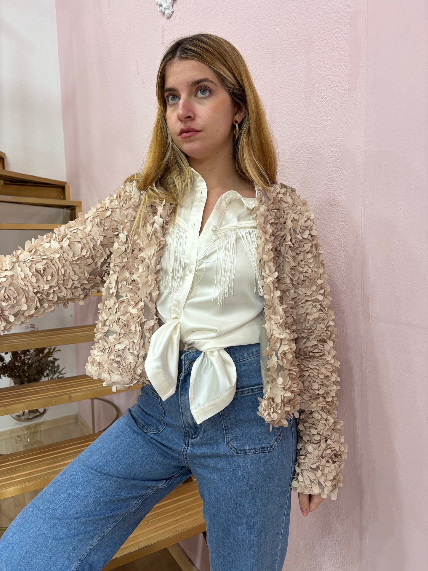 CHAQUETA FLOR