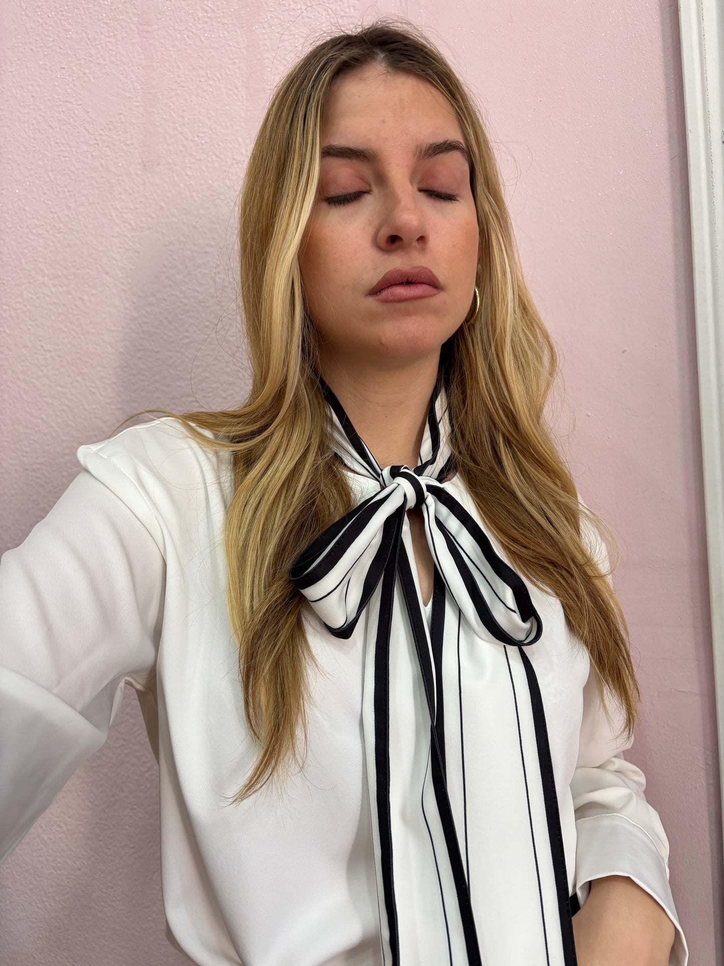CAMISA LAZO NEGRO