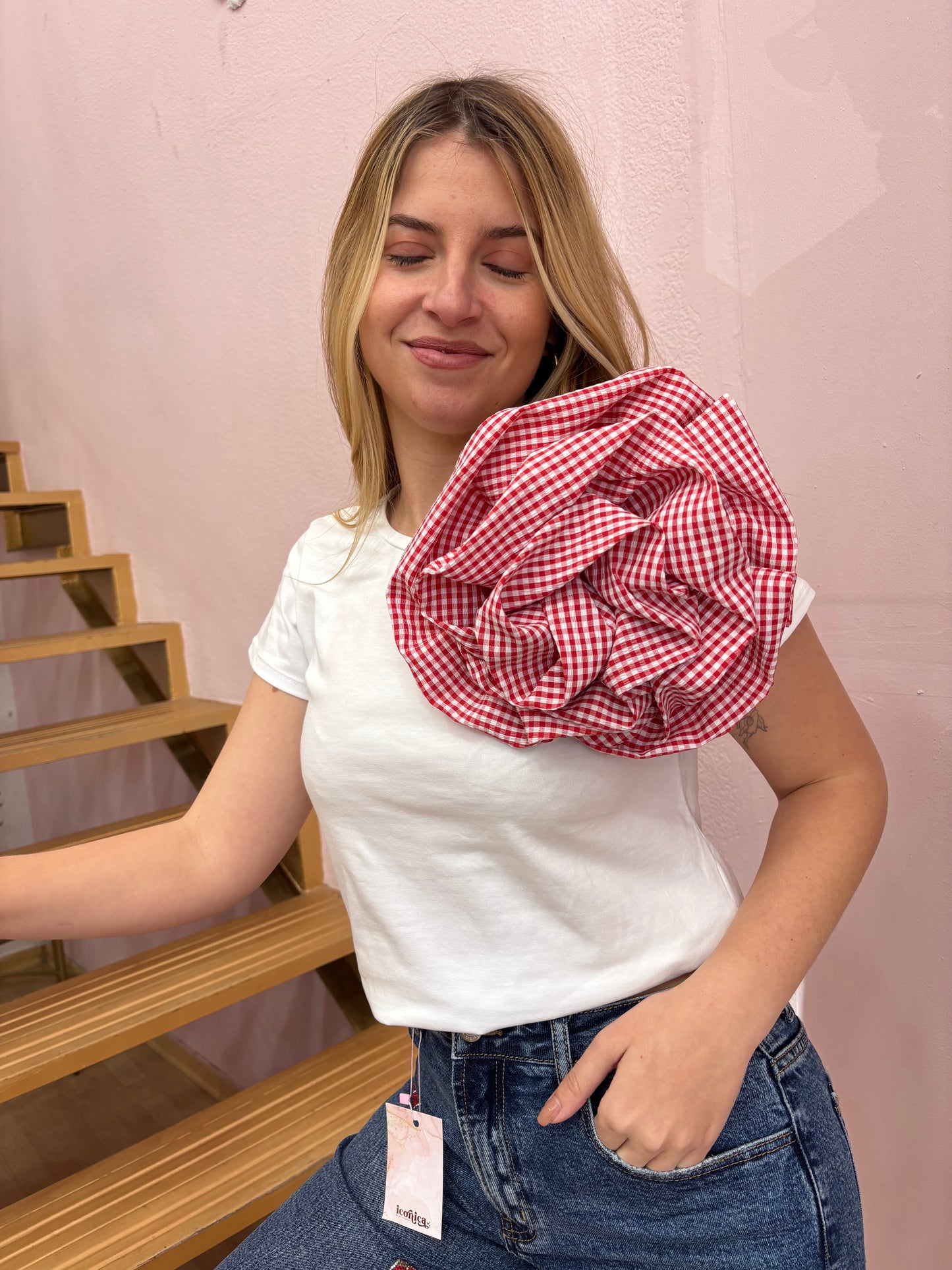 CAMISETA FLOR