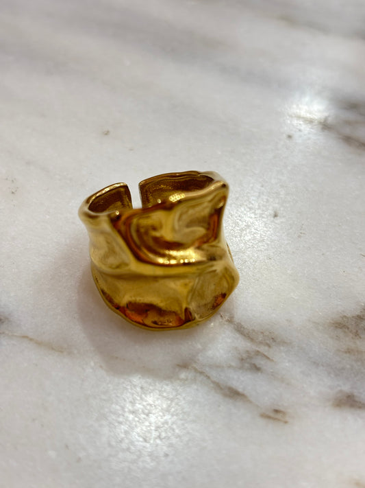 ANILLO DORAD0 HOJA