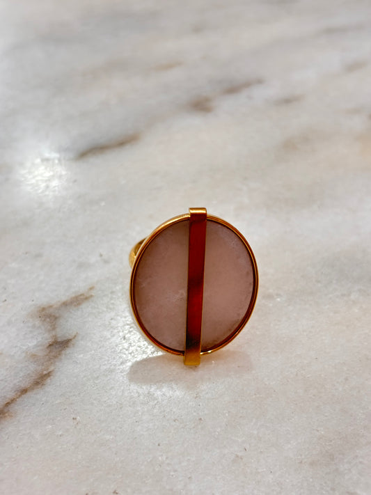 ANILLO PIEDRA BLANCA