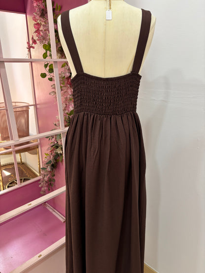 VESTIDO MARRÓN