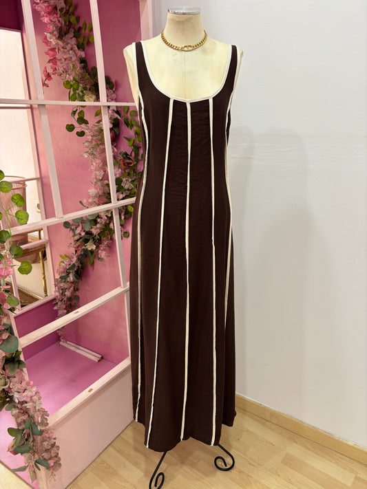 VESTIDO MARRÓN