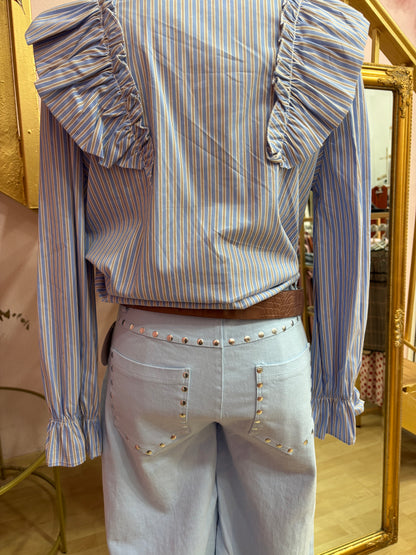 PANTALON DENIN TACHAS