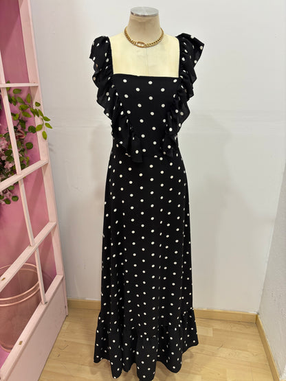 VESTIDO LUNARES LARGO