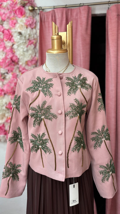CHAQUETA BOLERO PALMERAS