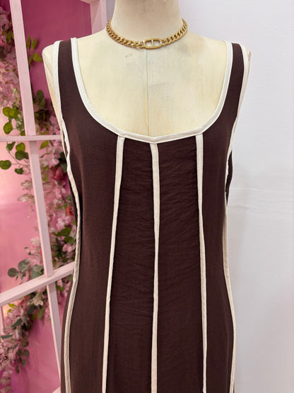 VESTIDO MARRÓN