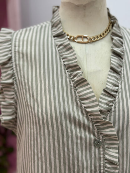 CAMISA RAYAS SIN MANGAS BERTA