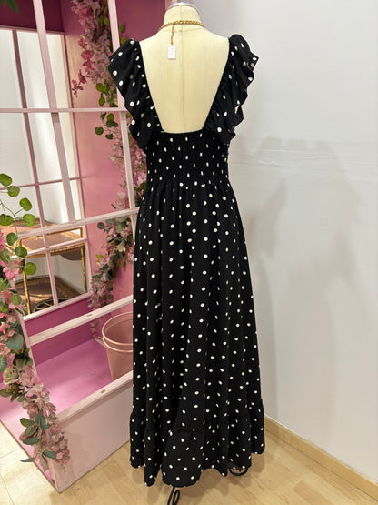 VESTIDO LUNARES LARGO