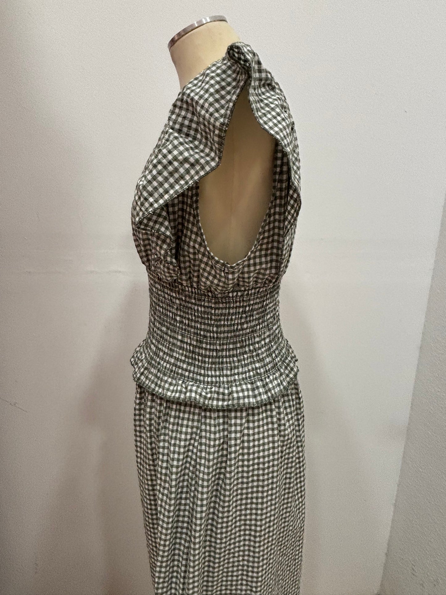 VESTIDO VICHY LARGO