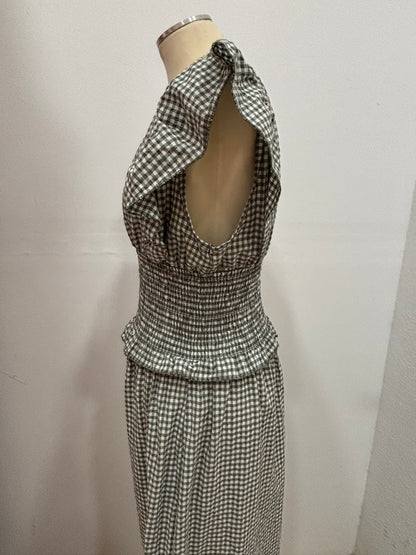 VESTIDO VICHY LARGO