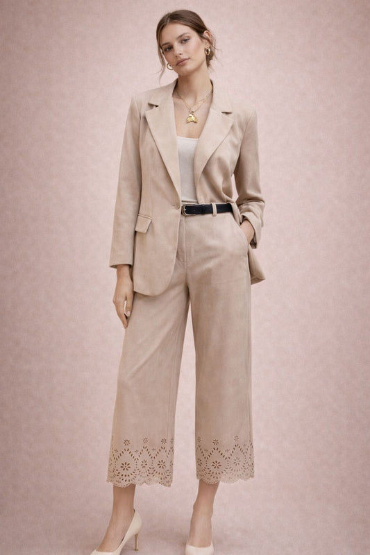 PANTALON DE ANTELINA CREMA