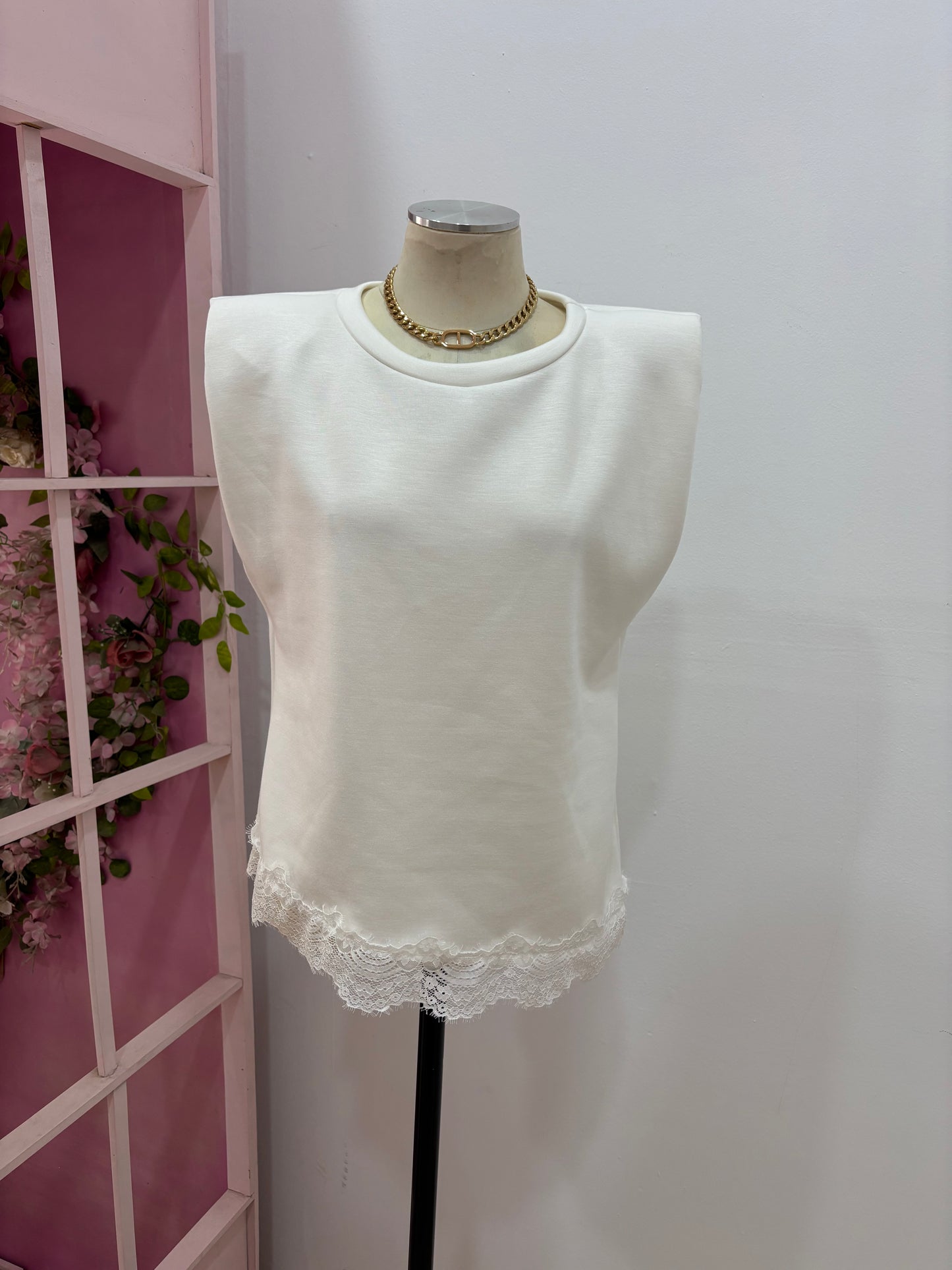 CAMISETA ENCAJE
