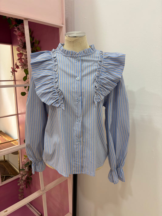 CAMISA RAYAS MANGA LARGA