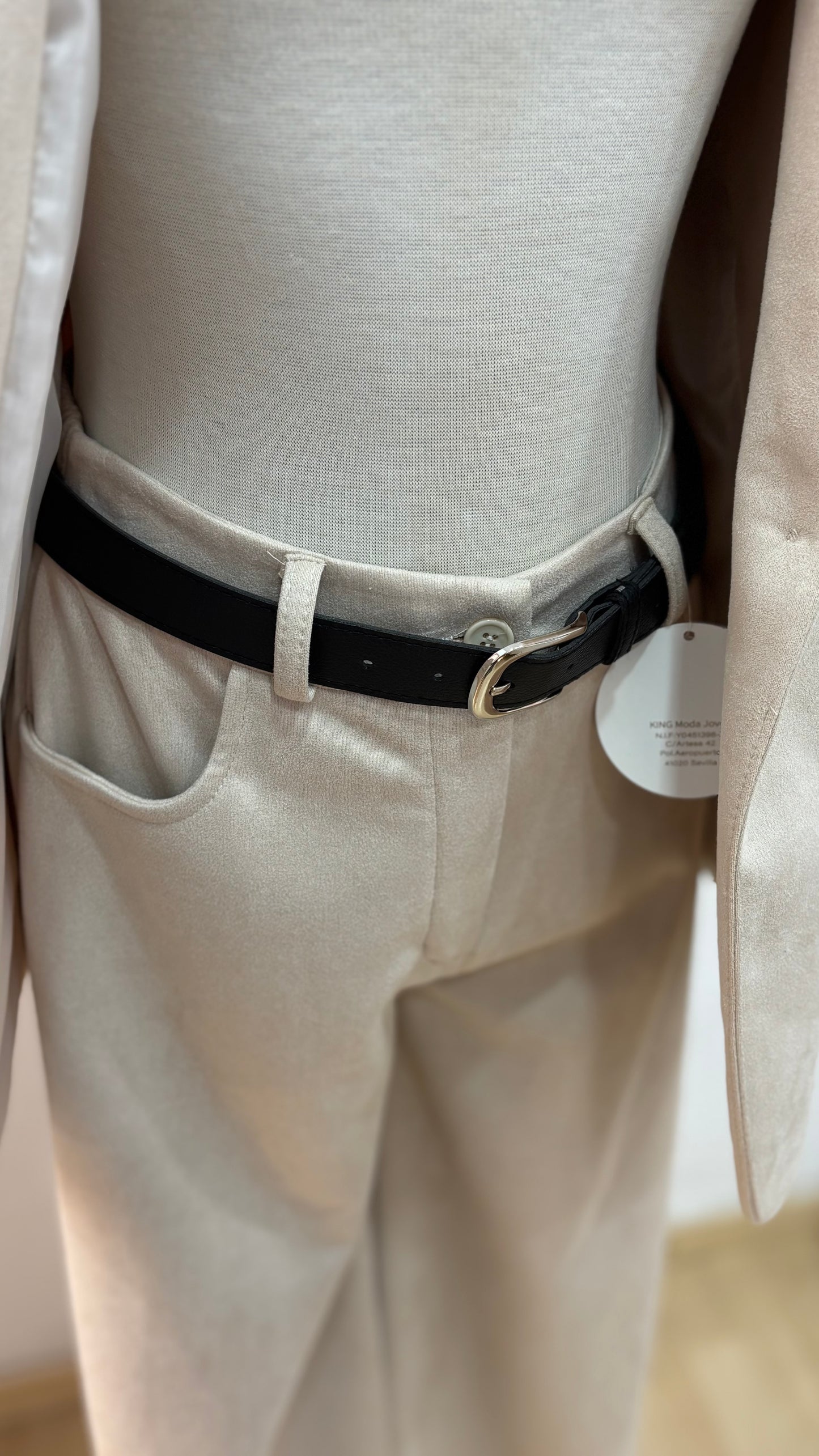 PANTALON DE ANTELINA CREMA
