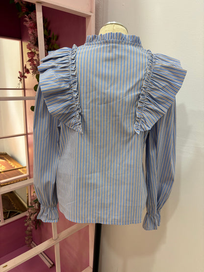 CAMISA RAYAS MANGA LARGA