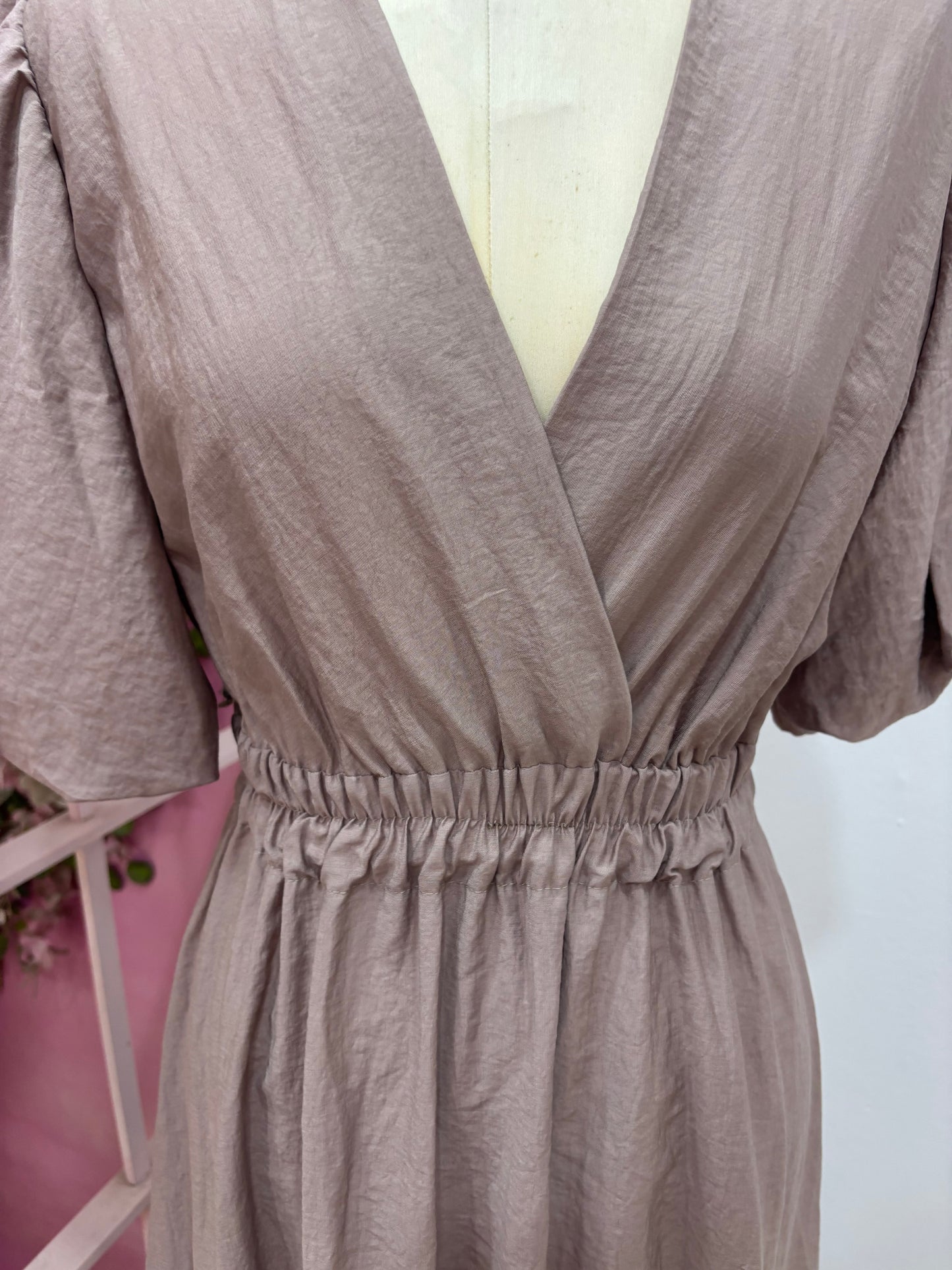VESTIDO MANGAS GLOBO