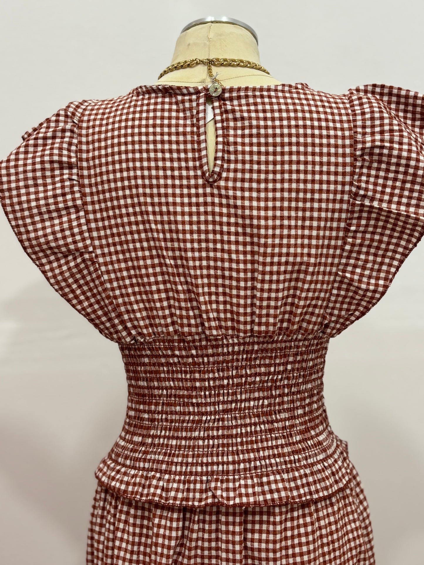 VESTIDO VICHY LARGO