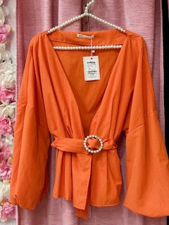 CAMISA CINTURÓN PERLAS
