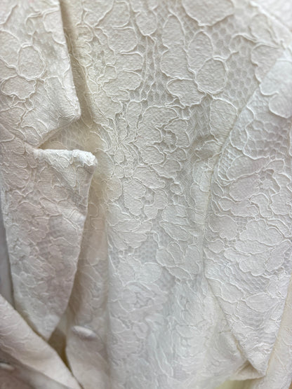 BLAZER ENCAJE BLANCA