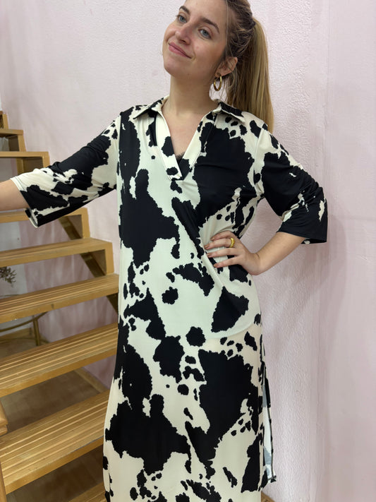 VESTIDO VACA NEGRA