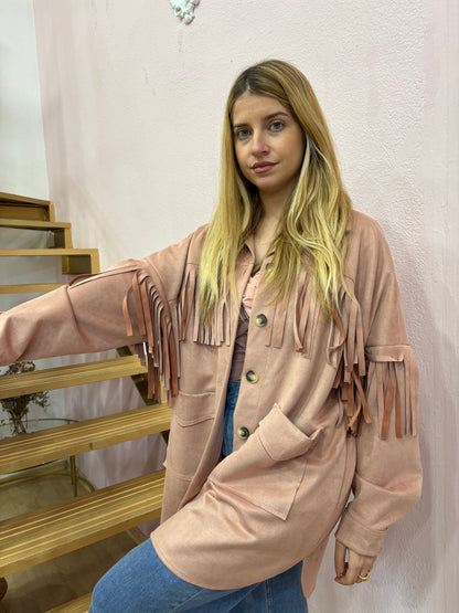 CHAQUETA ANTELINA ROSA