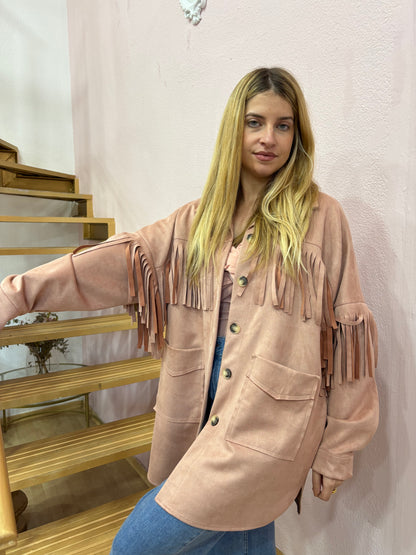 CHAQUETA ANTELINA ROSA