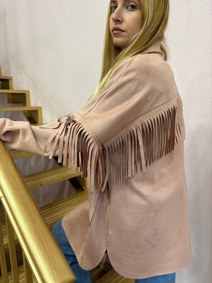 CHAQUETA ANTELINA ROSA