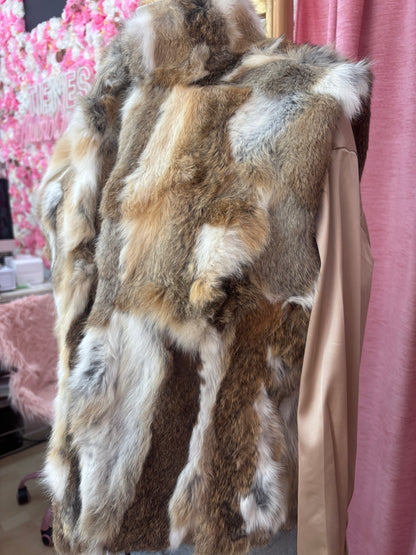 CHALECO PELO NATURAL