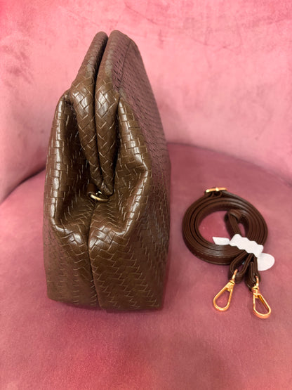 BOLSO TRENZADO CLUTCH