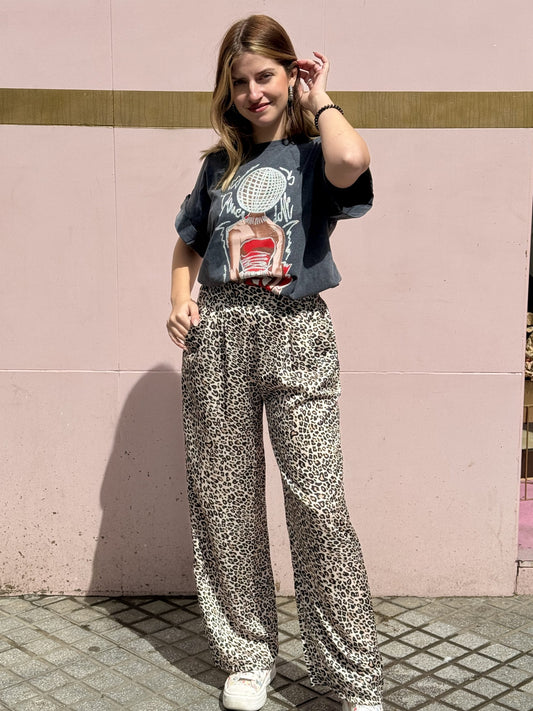 PALAZZO ANIMAL PRINT